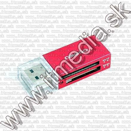 Image of Omega Card Reader ALU *Red* 42026 (IT10087)